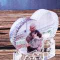 Love Heart Crystal Photo Frame Picture Frame